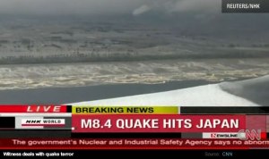 Tsunami Hits Japan after M8.9 Earthquake
